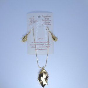 set of necklace and earings JAPANIZE GINKO